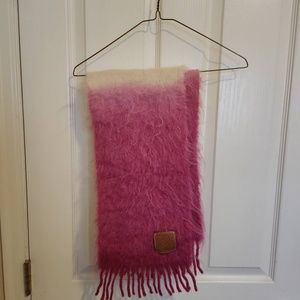 Loewe Pink Ombre Mohair Scarf